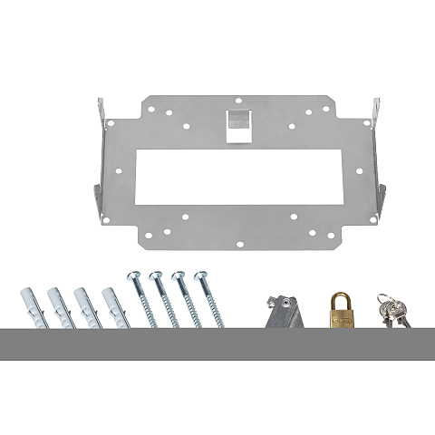 LANCOM Wall Mount (LN, Bulk 10) Metallisch