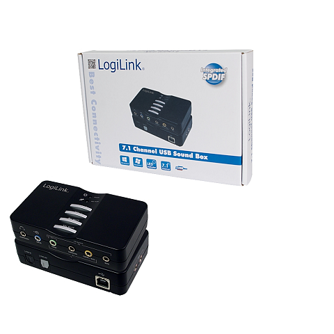 LogiLink USB Sound Box Dolby 7.1 8-Channel 7.1 Kanäle
