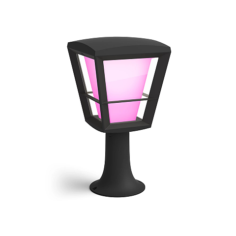 Philips Hue White and Color ambiance Econic Outdoor Sockelleuchte schwarz