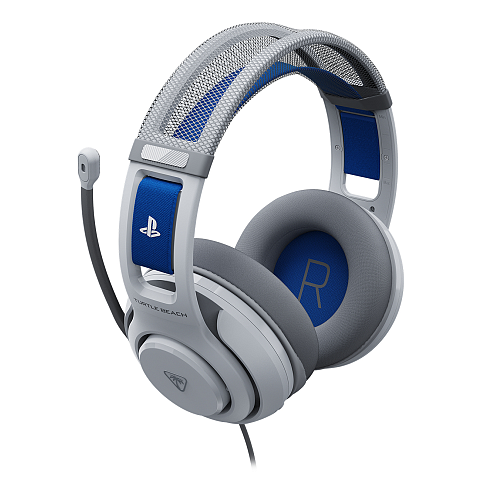 Turtle Beach Atlas 200 Wired Gaming Headset für PS5 and PS4 - offiziell lizenziert für PlayStation,Weiß