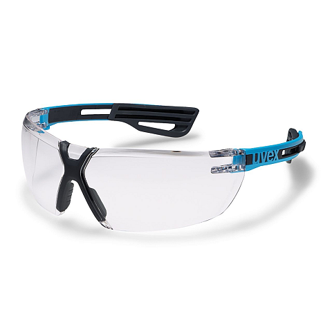 Uvex 9199245 Schutzbrille/Sicherheitsbrille Anthrazit, Blau