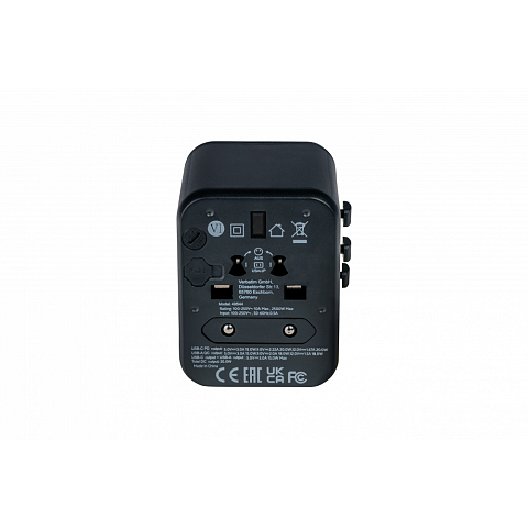 Verbatim 49544 Netzstecker-Adapter Universal Schwarz