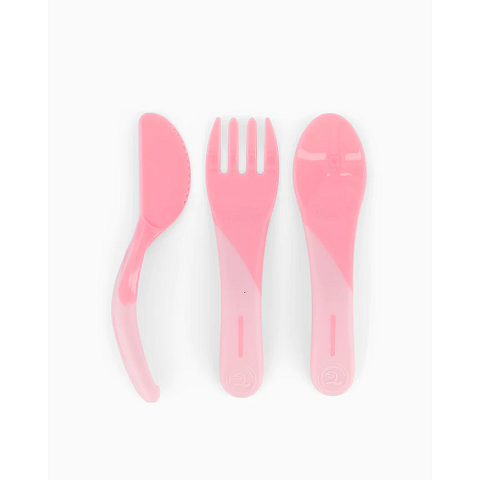 Twistshake Learn Cutlery Kleinkind-Besteck Pink Polypropylen (PP), Thermoplastisches Elastomer (TPE)