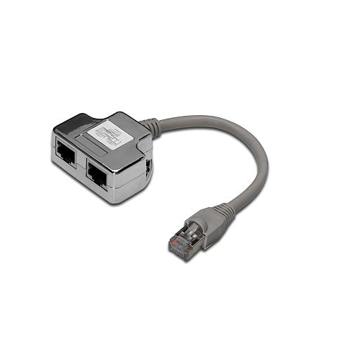 Digitus CAT 5e Patchkabel-Adapter, 2x CAT 5e, geschirmt