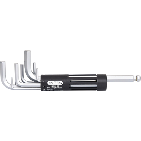 KS Tools 151.2100 Sechskantschlüssel L-förmiger Inbusschlüssel Metrisch 8 Stück(e)