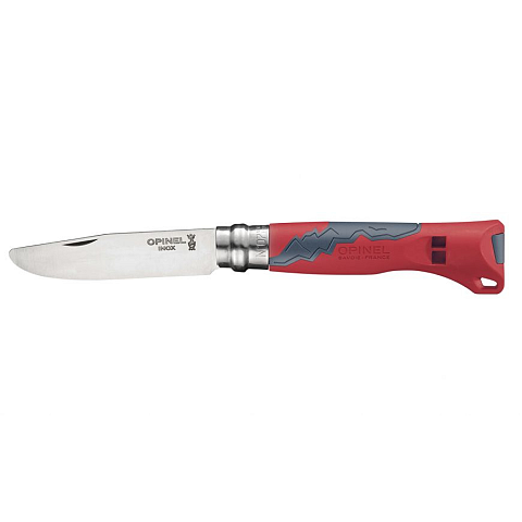 Opinel N°07 Camper/scout Rot