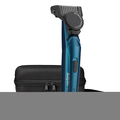 BaByliss Japanese Steel Beard Trimmer Wechselstrom/Batterie 24 1,2 cm Schwarz, Blau