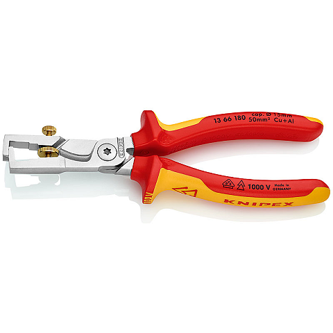Knipex StriX Kombinationswerkzeug Rot, Gelb
