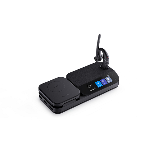 Yealink BH71-WORKSTATION Kopfhörer & Headset Kabellos im Ohr Büro/Callcenter Bluetooth Ladestation Schwarz