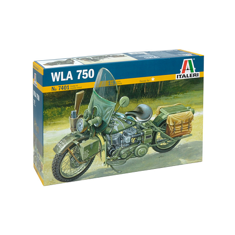 Italeri WLA 750 Military motorcycle model Montagesatz 1:9