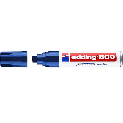 Edding 800 Permanent-Marker Konische Spitze Blau 1 Stück(e)