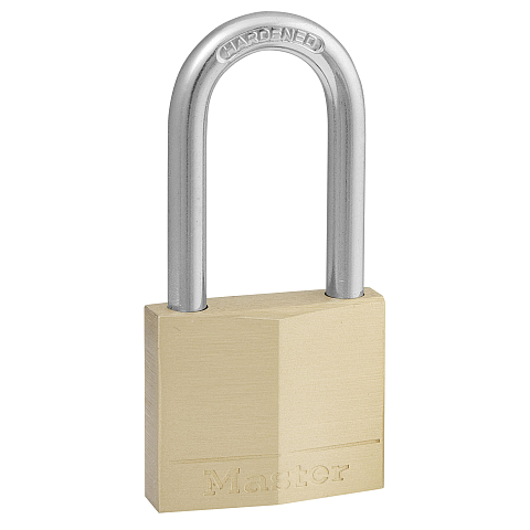 MASTER LOCK 40 mm breites Vorhngeschloss aus Massivmessing mit 38 mm langem Bgel