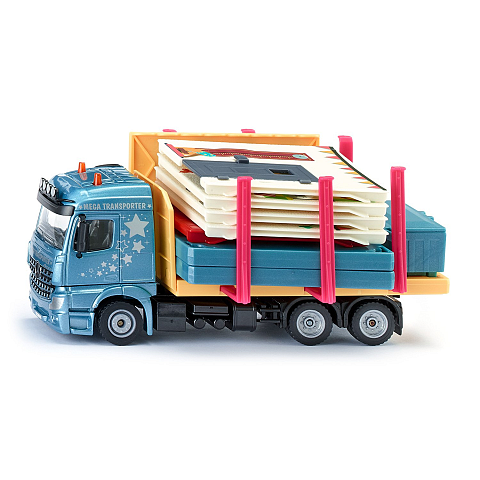 Siku Prefab house transporter Schwertransporter-Modell Vormontiert 1:50