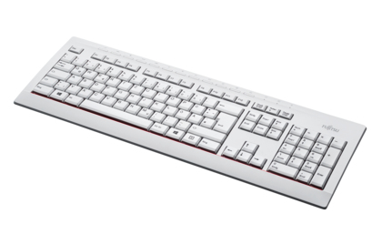 Fujitsu KB521 DE Tastatur Büro USB QWERTZ Deutsch Grau