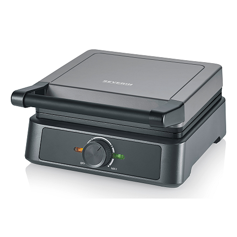 Severin WA 2125 Waffeleisen 2 Waffel(n) 1600 W Anthrazit, Schwarz