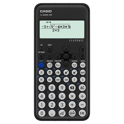 Casio FX-82DE CW Taschenrechner Tasche Wissenschaftlicher Taschenrechner Schwarz