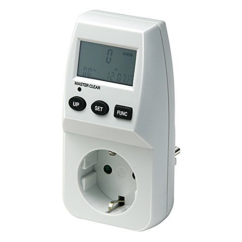 Brennenstuhl 1506240 Strommesser Elektronisch Demestisch Weiß
