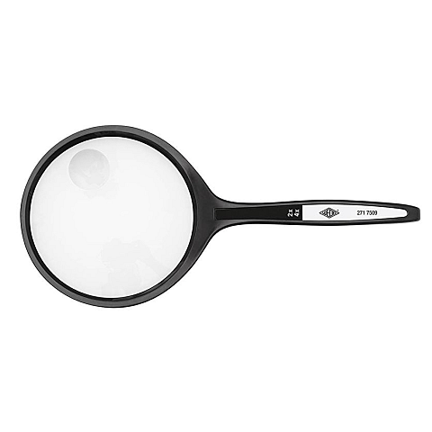 Wedo 271 7509 Vergrößerungsglas 2x Schwarz