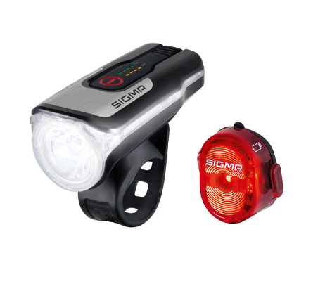 Sigma Sport Aura 80 + Nugget II Set Heckbeleuchtung + Frontbeleuchtung (Set) LED