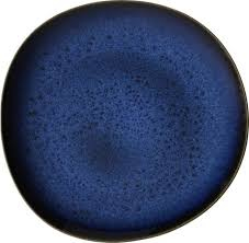 Villeroy & Boch Lave Essteller Rund Keramik Blau 6 Stück(e)