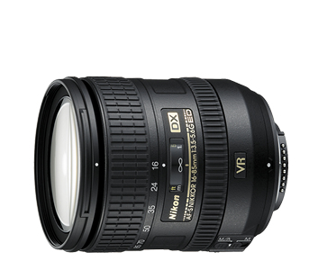 Nikon AF-S DX NIKKOR 16-85mm f/3.5-5.6G ED VR SLR Standardzoomobjektiv Schwarz