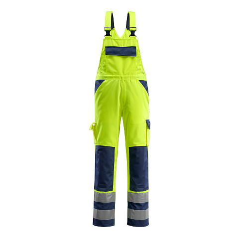 MASCOT 07169-470-171-76C50 Overall Navy, Gelb
