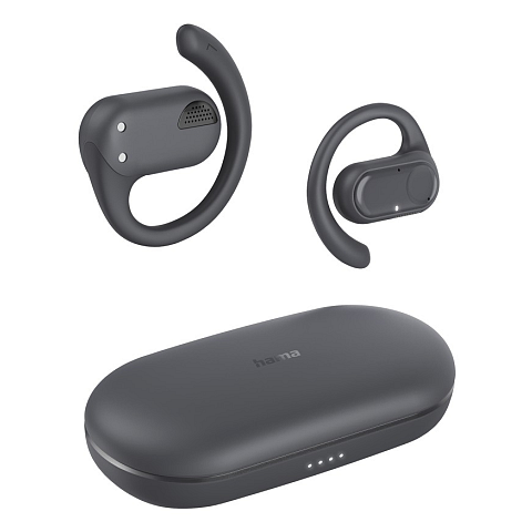 Hama Spirit Open Kopfhörer True Wireless Stereo (TWS) im Ohr Anrufe/Musik Bluetooth Schwarz