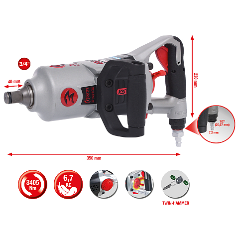 KS Tools 515.3250 Elektroschrauber/Schlagschrauber