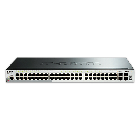 D-Link DGS-1510-52X Netzwerk-Switch Managed L3 Gigabit Ethernet (10/100/1000) 1U Schwarz