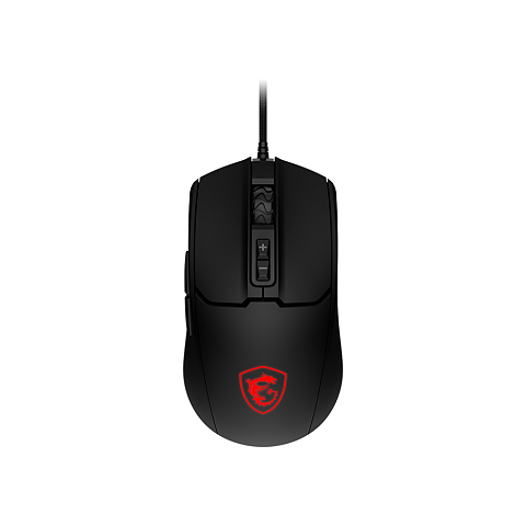 MSI FORGE GM100 Maus Gaming Beidhändig USB Typ-A Optisch 6400 DPI