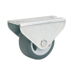 Dörner + Helmer 791322 Möbelrad Schwarz, Grau, Metallisch 30 kg Thermoplastisches Elastomer (TPE) 2,5 cm 1 Stück(e)