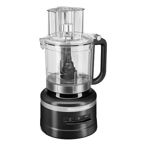 KitchenAid 5KFP1319EBM Küchenmaschine 400 W 3,1 l Schwarz, Silber, Transparent