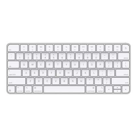 Apple Magic Tastatur Universal USB + Bluetooth QWERTY US Englisch Weiß