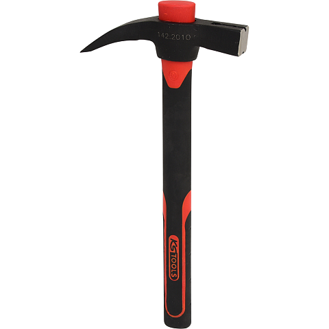 KS Tools 142.2010 Hammer Latthammer Schwarz, Rot