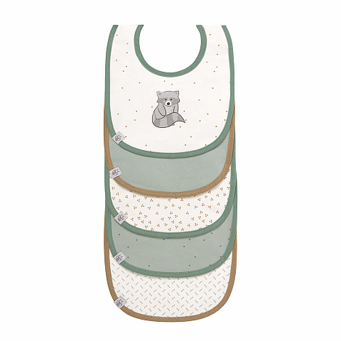 Lässig 1311002250 Babylätzchen Fütterungslätzchen Baumwolle, Polyester