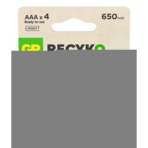 GP Batteries ReCyko Pro GPRCK65AAA082C2 Haushaltsbatterie Wiederaufladbarer Akku AAA Nickel-Metallhydrid (NiMH)