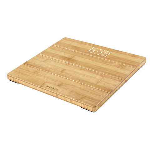 Soehnle Style Sense Bamboo Magic Quadratisch Bambus Elektronische Personenwaage