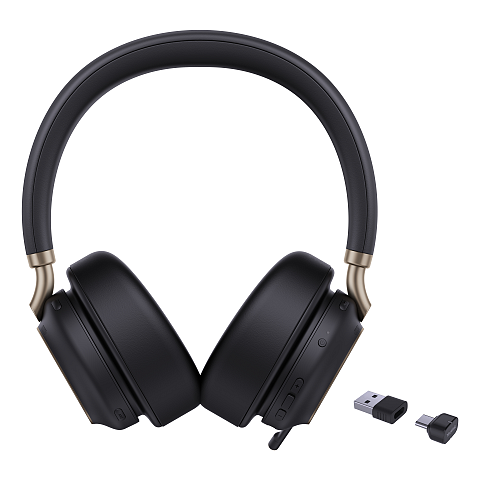 Yealink BH76 Plus Teams Schwarzes USB-C/A Headset