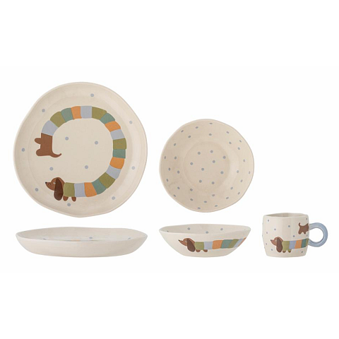 Bloomingville 82058480 Kleinkindergeschirr Toddler dinner set