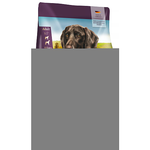 Happy Dog 0003537 Hunde-Trockenfutter 4 kg Adult Kaninchen, Lachs