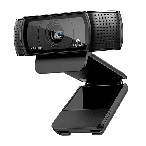 Logitech HD Pro C920 Webcam 1920 x 1080 Pixel USB 2.0 Schwarz