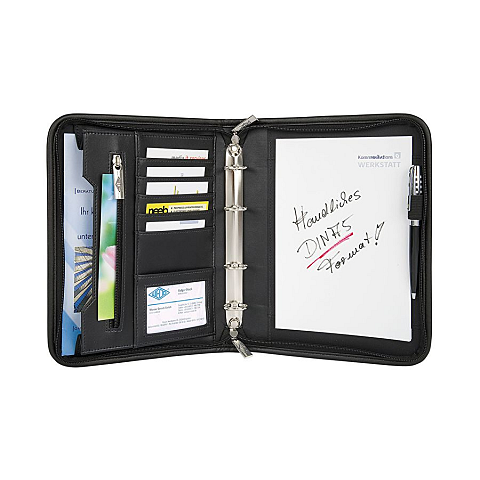 Wedo 58 5101 Personal Organizer Leder, Nylon Schwarz