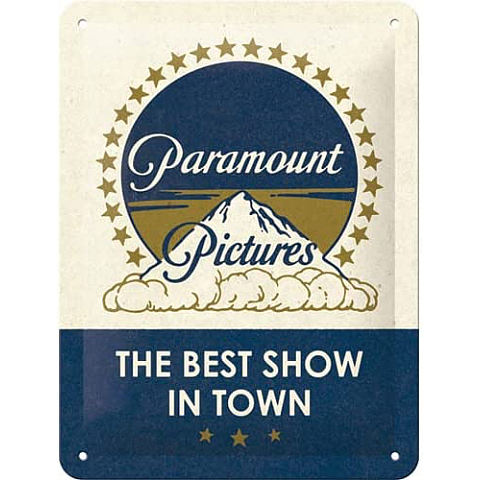 Nostalgic Art Paramount Pictures Dekoratives Schild & Tafel für drinnen Metall Mehrfarbig