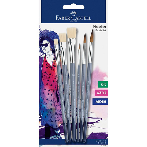 Faber-Castell Creative Studio Brush Set 6 Stück(e)