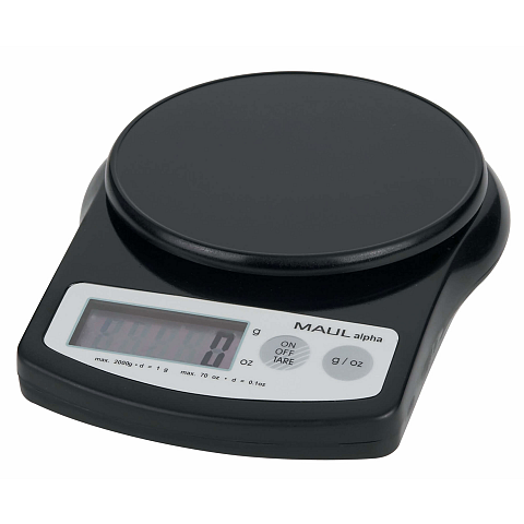 MAUL alpha Elektronische Postwaage Schwarz