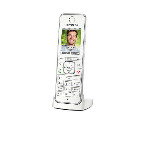 Fon FRITZ! C6 DECT-Telefon Anrufer-Identifikation Weiß