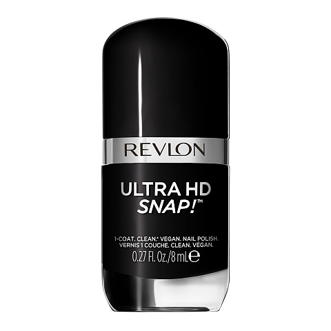 Revlon Ultra HD Snap! Nagellack 8 ml Schwarz Glanz
