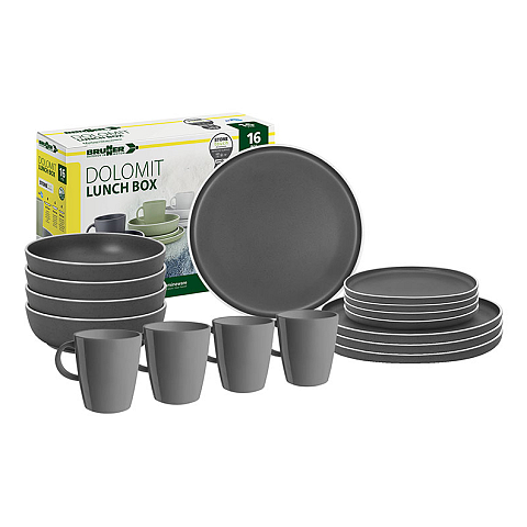 Brunner Lunch Box Campinggeschirr-Set Melamin