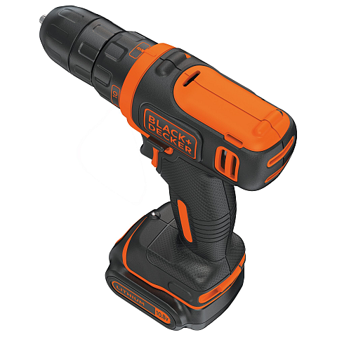Black & Decker BDCDD12-QW Bohrmaschine Ohne Schlüssel Schwarz, Orange
