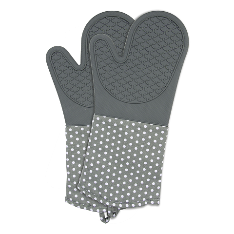 WENKO Topfhandschuhe Silikon Grau 1 Paar